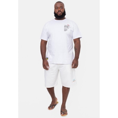 Bermuda Onbongo Moletom Plus Size Vick - Masculina - Foto 4