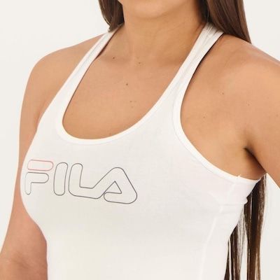 Camiseta Regata Fila Tape - Feminina - Foto 3