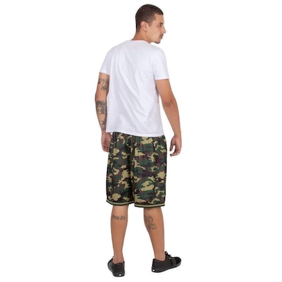Shorts Mitchell & Ness Swingman Chicago Bulls Camuflado - Masculino - Foto 3