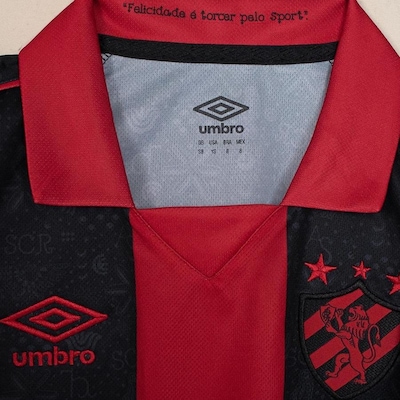 Camisa do Sport Iii 2023 Oficial Umbro - Infantil - Foto 4