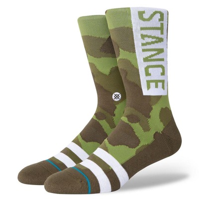 Meia Cano Alto Stance Og Camuflada - Adulto - Foto 1