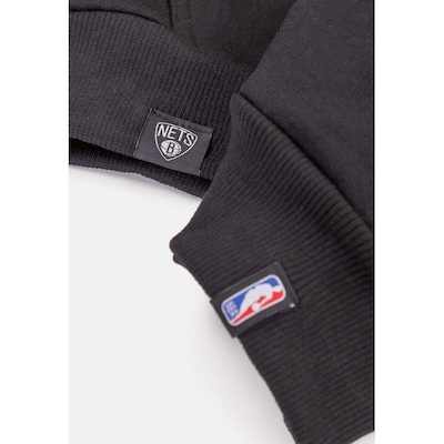 Blusão De Moletom Com Capuz NBA Neon Colors Brooklin Nets - Masculino - Foto 4