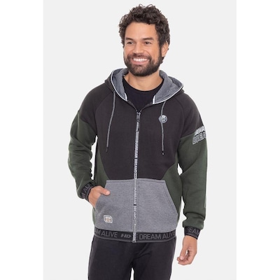 Blusão de Moletom HD Canguru Aberto e - Masculino - Foto 4