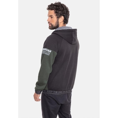 Blusão de Moletom HD Canguru Aberto e - Masculino - Foto 5