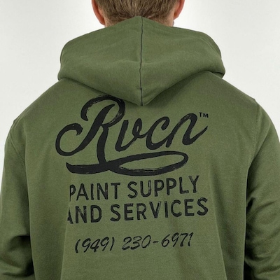 Blusão de Moletom com Capuz Rvca Paint Supply - Masculino - Foto 3