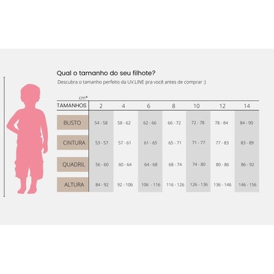 Maiô Uv Infantil com Proteção Solar Macaé Estampa Folhas Pink - Uv.Line - Foto 4