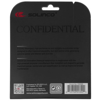 Corda Solinco Confidential 16L 1.25Mm Chumbo - Set Individual - Foto 3
