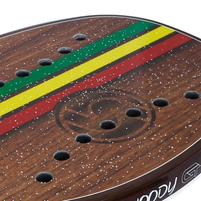 Raquete de Beach Tennis Sexy Rasta Woody Gt - Adulto - Foto 4