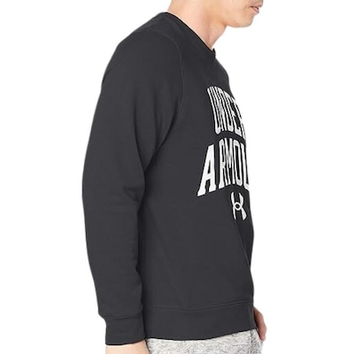Blusão de Moletom Under Armour Rival Terry Crew - Masculino - Foto 5