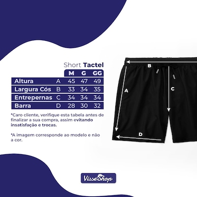 Bermuda Short Performance Moda Treino Praia Futebol 3 Bolsos Mauricinho Anti-Odor - Masculina - Foto 3