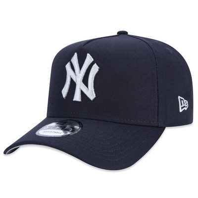 Boné Aba Curva New Era 9Forty A-Frame Mlb New York Yankees - Snapback - Masculino - Foto 1
