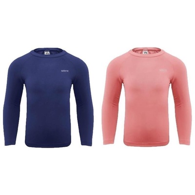 Kit de Camisas Térmicas Selene Proteção Uv50+ - 2 Unidades - Infantil - Foto 2