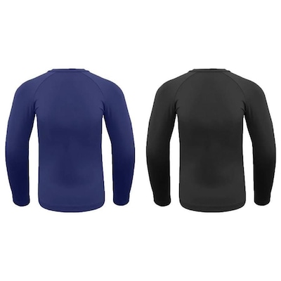 Kit de Camisas Térmicas Selene Proteção Uv50+ - 2 Unidades - Infantil - Foto 1