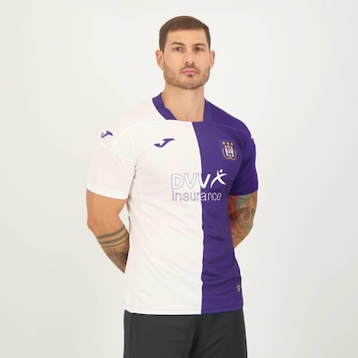 Camisa Anderlecht Home 2024 Joma - Masculina - Foto 2