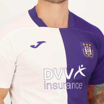 Camisa Anderlecht Home 2024 Joma - Masculina - Foto 4