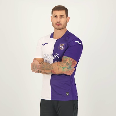 Camisa Anderlecht Home 2024 Joma - Masculina - Foto 5