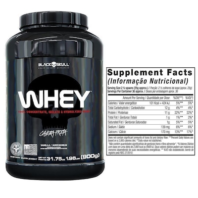 Kit Whey + Bcaa + Creatina - Black Skull - Foto 2