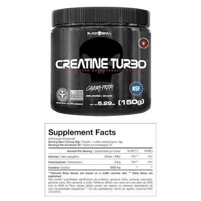 Kit Whey + Bcaa + Creatina - Black Skull - Foto 4