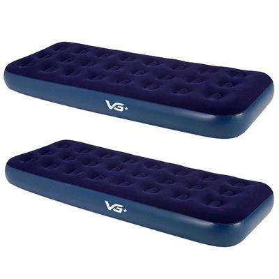 Kit de Colchões Solteiro Infláveis Vg Plus Flocked Comfort - 2 Unidades - Foto 1