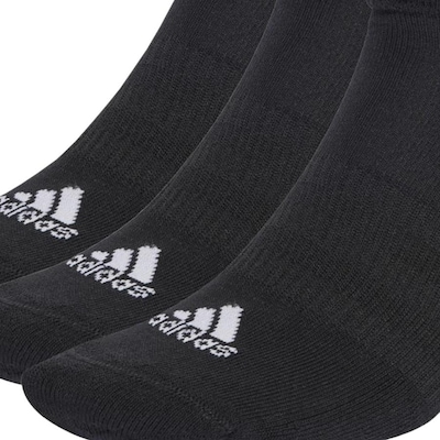 Kit de Meia adidas Cano Curto Sportswear - Adulto - 3 Pares - Foto 3