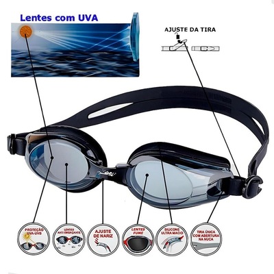 Óculos de Natação Gold Sports New Endura II High Definition - Adulto - Foto 2