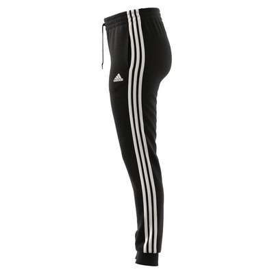 Calça adidas Essentials Single Jersey 3 Stripes Slim - Feminina - Foto 5