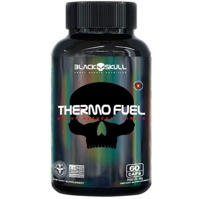 Termogênico Black Skull Thermo Fuel - 60 Caps - Foto 1