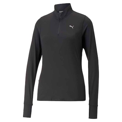 Camiseta Puma Manga Longa Run Favorite Zip - Feminina - Foto 1