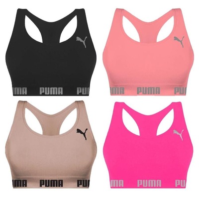 Kit Tops Puma Nadador sem Costura - 4 Unidades - Feminino - Foto 1