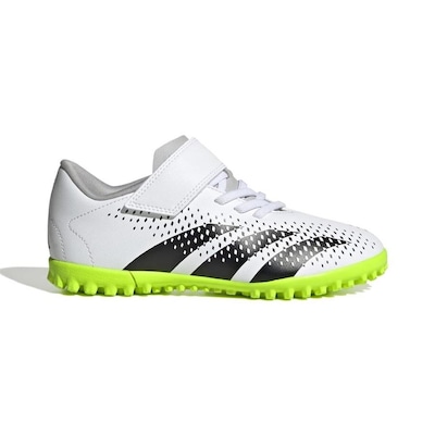 Chuteira Society adidas Predator Accuracy 23.4 Velcro Tf - Infantil - Foto 1