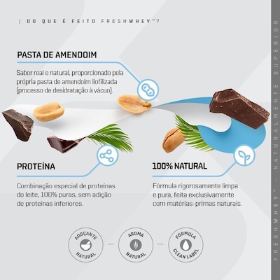 Whey Dux Nutrition - Chocolate e Pasta de Amendoim - 450g - Foto 4