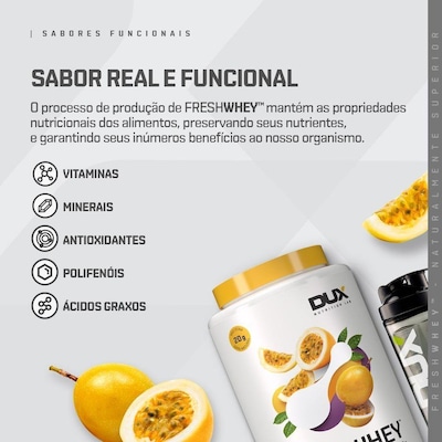 Whey Dux Nutrition - Maracujá - 900g - Foto 5