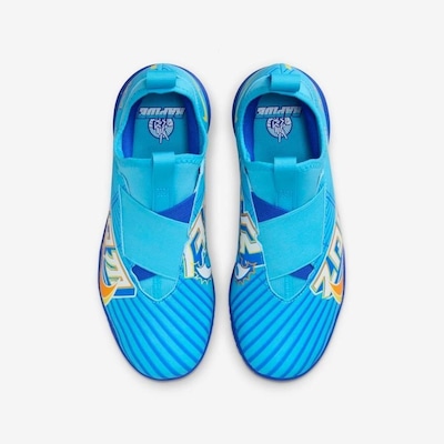 Chuteira Futsal Nike Zoom Vapor 15 Club Km - Infantil - Foto 4