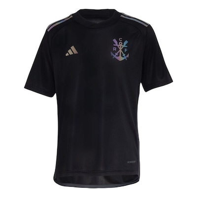 Camisa do Flamengo 3 Cr 23/24 adidas - Infantil - Foto 1