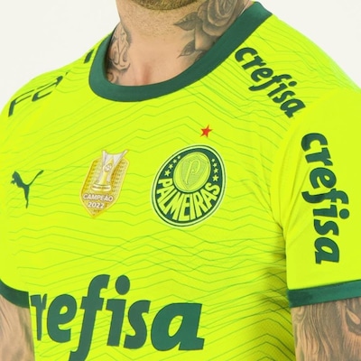 Camisa do Palmeiras Iii 2023 Campeão Brasileiro Puma - Masculina - Foto 4