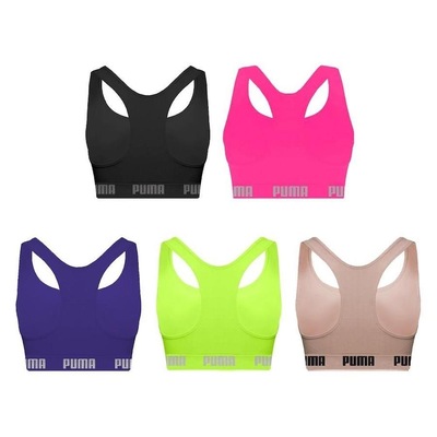 Kit Tops Puma Nadador sem Costura - Feminino - 5 unidades - Foto 2