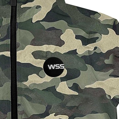 Jaqueta Corta Vento Wss Light Camuflado Moon - Infantil - Foto 2