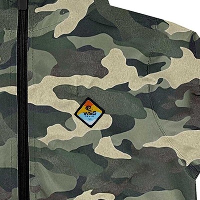 Jaqueta Corta Vento Wss Light Camuflado Diamond Colors - Infantil - Foto 2