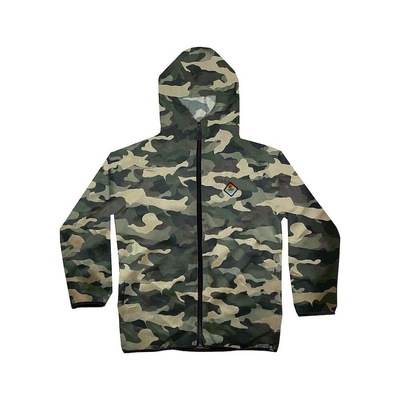 Jaqueta Corta Vento Wss Light Camuflado Diamond Colors - Infantil - Foto 1
