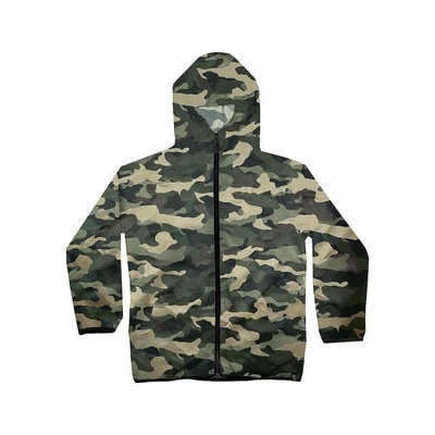 Jaqueta Corta Vento Wss Light Camuflado Classic - Infantil - Foto 1
