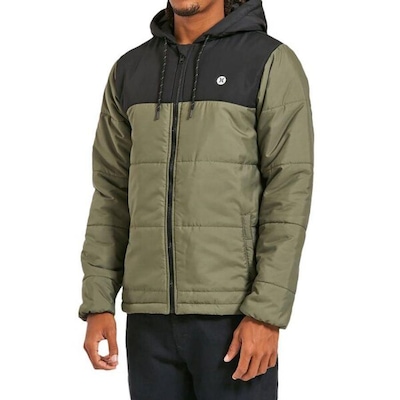 Jaqueta Com Capuz Hurley Puffer Stuff - Masculina - Foto 2