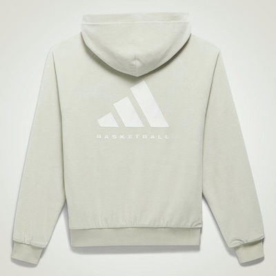 Blusão de Moletom com Capuz adidas Basketball Velour - Unissex - Foto 2