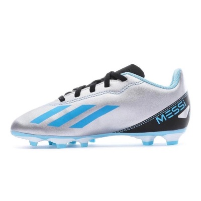 Chuteira do Messi Campo adidas X Crazyfast 4 - Infantil - Foto 2