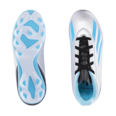 Chuteira do Messi Campo adidas X Crazyfast 4 - Infantil - Foto 3