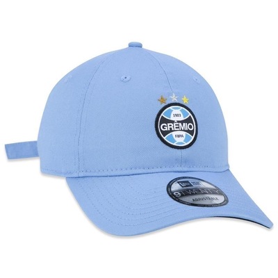 Boné Aba Curva New Era 9Twenty Futebol Gremio - Strapback - Adulto - Foto 3