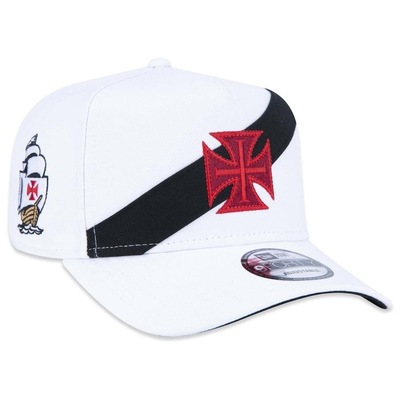 Boné Aba Curva New Era 9Forty A-Frame Futebol Vasco Da Gama - Snapback - Masculino - Foto 3