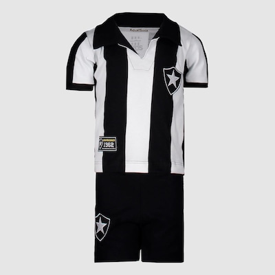 Uniforme do Botafogo 1962 Retromania - Infantil - Foto 1