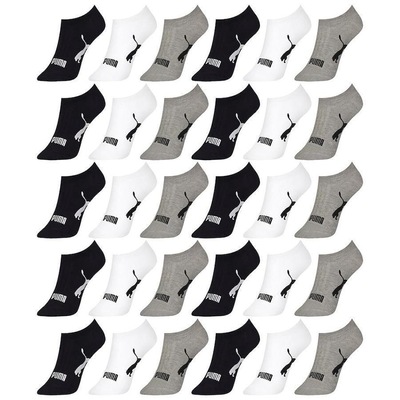 Kit de Meias Sapatilha Puma Esportiva - 30 Pares - Feminina - Foto 1