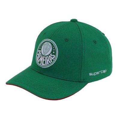 Boné Aba Curva Palmeiras Supercap Silk Frontal - Strapback - Adulto - Foto 1