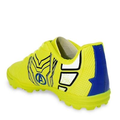 Kit Chuteira Society Dray Marvel Thor Kids - Infantil + Meia - Foto 2